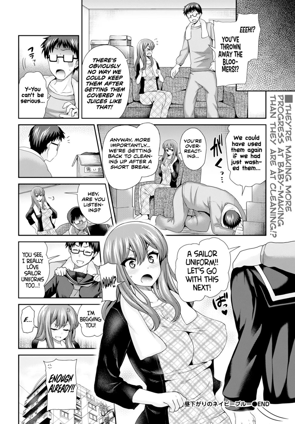 Hentai Manga Comic-Navy Blue in the Afternoon-Read-22